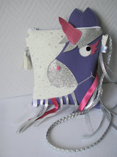 Charger l'image dans la galerie, Sac bandoulière licorne/pochette licorne