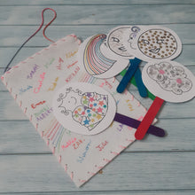 Charger l'image dans la galerie, Planches d'illustrations numériques pour sacs à raconter Petit Nuage gris (Droits d'auteur - Minoz'Art)