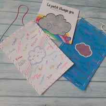 Charger l'image dans la galerie, Planches d'illustrations numériques pour sacs à raconter Petit Nuage gris (Droits d'auteur - Minoz'Art)