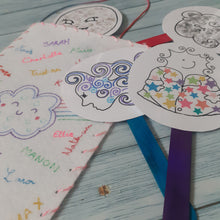 Charger l'image dans la galerie, Planches d'illustrations numériques pour sacs à raconter Petit Nuage gris (Droits d'auteur - Minoz'Art)