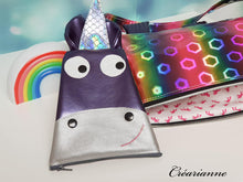 Charger l'image dans la galerie, Patron et tutoriel couture PDF Naëlle la zébrelle - sac bandoulière zèbre pour enfant - Sacaptiloup