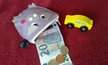 Charger l'image dans la galerie, Porte monnaie maquillage cochon en simili cuir