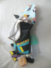 Charger l'image dans la galerie, Sac d'école maternelle/crèche/sac à goûter/sac à doudou enfant taureau en simili cuir noir