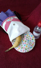 Charger l'image dans la galerie, Sac d'école maternelle/crèche/sac à goûter/sac à doudou enfant petit lapin en simili cuir blanc