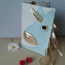 Charger l'image dans la galerie, Patron couture et tutoriel Holy la licorne - pochette- bijoux - élastiques - enfant - fille - princesse - girly