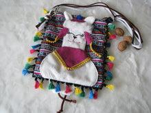 Charger l'image dans la galerie, Patron et tutoriel papier Ernesto le lama - pochette bandoulière lama