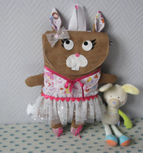 Charger l'image dans la galerie, Patron et tutoriel couture d'Isaline la petite lapine- sac à dos enfant- sac maternelle-sac crèche-sac lapin- sac pâques - Sacaptiloup