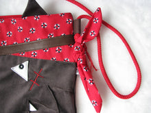 Charger l'image dans la galerie, Patron et tutoriel de Calypso, le loup croque-choco-tote bag - sac bandoulière - marin