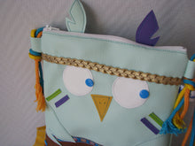 Charger l'image dans la galerie, Patron et tutoriel couture d'Eustache le hibou Apache - sac à dos enfant - hibou -indien