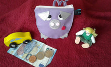 Charger l'image dans la galerie, Porte monnaie maquillage cochon en simili cuir