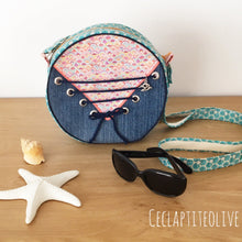 Charger l'image dans la galerie, Patron couture et tutoriel PDF Ma besace de petit Marin - sac bandoulière estival - mer - été - vacances - plage