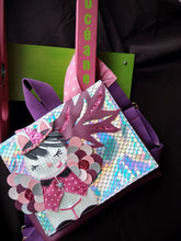 Charger l'image dans la galerie, Patron et tutoriel couture d'Iseult, la licorne à la crinière de feu - sac à dos - enfant - girly - fille - princesse
