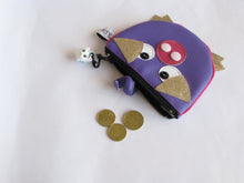 Charger l'image dans la galerie, Tutoriel couture vidéo de Ronchon, le ch'ti Cochon - porte-monnaie - enfant -loup