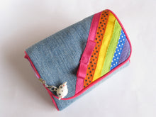 Charger l'image dans la galerie, Patron couture PDF et tutoriel du CHOUCHOU - porte-monnaie à soufflet - arc-en-ciel