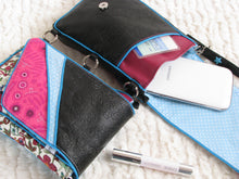Charger l'image dans la galerie, Patron couture et tutoriel du S'ac-croche... Décroche -besace deux en un - sac bandoulière femme