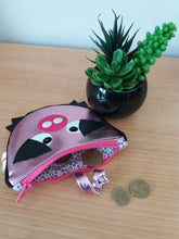 Charger l'image dans la galerie, Tutoriel couture vidéo de Ronchon, le ch'ti Cochon - porte-monnaie - enfant -loup