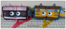 Charger l'image dans la galerie, Patron couture et tutoriel de Mahé, le p'ti Masqué - pochette super chat - banane super chat enfant - Sacaptiloup