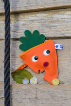 Charger l'image dans la galerie, Patron couture et tutoriel PDF - Porte-monnaie Liselotte la carotte