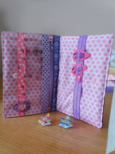 Charger l'image dans la galerie, Patron couture et tutoriel Holy la licorne - pochette- bijoux - élastiques - enfant - fille - princesse - girly